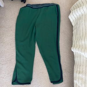 Casual elastic waiste tuxedo pant